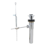 faucet vanity sink metal pop up drain stopper assembly 1set Washbasin pull-down water drainer Lifting rod launching accessories