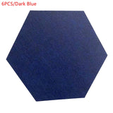 Acoustic Panel 6PCS Soundproofing Wall Stickers Home Studio Noise Insulation Deco Door Bedroom Sound-Absorbing Accessories