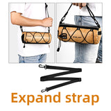 ESLNF Bike Front Tube Waterproof Storage Roll Bag Bicycle Handlebar Basket Pack Portable Large Capacity Cycg Accessory