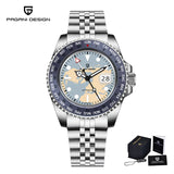 PAGANI DESIGN GMT NH34 Luxury Men Mechanical Wristwatch Ceramic Bezel Waterproof Automatic Watches Men's Business Reloj Hombre