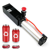 Aluminum Pneumatic Can Crusher Recycling Tool 16OZ/12-ounce Cylinder Can Crusher Beer Tin Bottle Can Crusher Kitchen Bar Gadgets