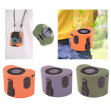 on Waist Neck 12000RPM Heavy-duty 15W Electric Rechargeable Clip Belt Fan for Mountaineering Jobsite Gifts