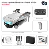 Drone K101 Max Mini Drones With Dual 4K HD Camera Optical Flow 3-sided Obstacle Avoidance Localization RC Quadcopter Toys Gifts