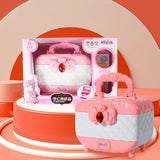 Children's Makeup Beauty Simulation Cosmetics Set Pretend Toys with Mirror Non-toxic Safe Birthday Gift for Girls