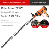 High-power Pumping Portable Electric Well Six-speed Vertical Pump Diesel Oil Drum