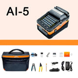 AI-9 AI-6 AI-5 signal light fiber fusion splicer 10 languages freely switch built-in optical power meter and VFL5.0