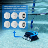 For Maytronics Dolphin Pool Cleaner Replacement Parts Guide Wheels with Pulley Gears 3884997-R6 Timing Track 9985006-R2