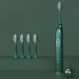 Rechargeable Magnetic Levitation Electric Adult Smart Ultrasonic Waterproof Soft Bristle Toothbrush Home
