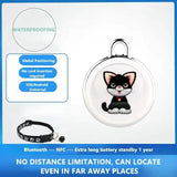 Pet Anti-Lost GPS Tracker Bluetooth-compatible Smart Wearable Waterproof Locator Real-time Tracking Dog Cat Collar Find Device