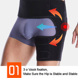 Brace-Groin Wrap- Adjustable Hip Compression Brace for Sciatic Nerve Thigh Pain Relief-Hip Wrap Support Belt