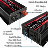 110V/220V Panel System 18V18W Solar Panel+30A Charge Controller+4000W Modified Sine Wave Inverter Power Generation Kit