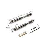 Metal Drive CVD Driveshaft with 3mm to 4mm Shaft Sleeve for MN78 MN-78 MN 78 1/12 RC Car Upgrade Parts