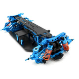 1/10 TT02 KIT Complete Modification, Carbon Brazed Chassis, Metal Accessories Frame, DIY Upgrade