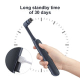 Rotary Electric Soft Bristles Removable Head Oral Cleaning Tool USB Rechargeable Adult Toothbrush Portable