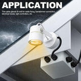 72PCS Glands Kit Waterproof Strain Relief Cord Connector Grip Weatherproof Cable Pass Through PG7 1/4" 1/2" 3/4" 1" NPT