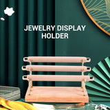 Wooden Ring Holder T-Bar Bracelets Anklets Display Stand Packaging Jewelry Tool 1