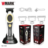 2024 New WMARK NG-7230 Professional Oil Head Engraving Electric Selg Clippers Charging Seat Hair Salon