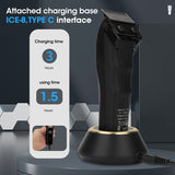 2024 New Resuxi G-28 HIGH SPEED HAIR CLIPPER Trimmer Electric Hair Cutting hine DLC Blade with Base