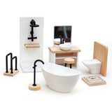 1/12 Simulation Washbasin Tub Toilet Model Doll Bathroom House Miniature Furniture Parts