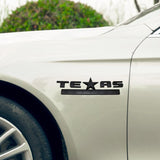 Texas Edition ABS Side Door Sticker Stick On Emblem Badge Cool And Stylish Car Decal