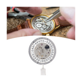 NH35/NH35A 3 O'Clock White Calendar High Precision Mechanical Automatic Watch Movement Replacement