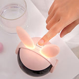 1 Piece Kids Bedroom Alarm Clock Cute Bunny Wake Up Light Alarm Clock Rechargeable