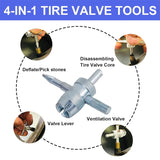 Stem Quickly Replacement Quick Change Tire Vae Core Tool Kit for Replacing Leaking Vaes in SUVs
