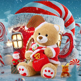 Santa Claus Snowman Elk Soft Plush Toys, 24"(Red Coat, Hat) MaLan Christmas Teddy Bear Stuffed Animal