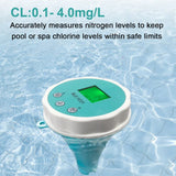 6 in1 Quality Detector PH EC TDS ORP CL Temperature Calibration Chlorine Water Tester APP Online Monitor for Swimming Pool