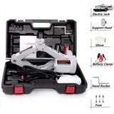 12V Electric Lifting Car Jac Scissor Wheel Disassembly Aids Auto Repair Tools Plug In Power Supply