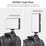 Andoer W140 RGB LED Video Fill Light Portable CRI95+ 2500K-9000K Dimmable 20 Lighting Effects for Vlog Live Streaming