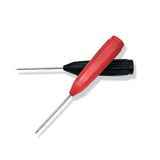 Universal 2mm Piercing Needles Tip 44.7x25mm Non-Destructive Multimeter Test One Red Black Stainless Steel Probes