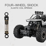 2023 New 1:16 4WD RC Car With Led Lights Radio Remote Cars By Off-Road Control Truc Toy for Children Christmas gift