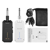 MD-5G Wireless 5.8G Guitar System Rechargeable Audio Transmitter and Receiver ISM Band for Electric Bass Guitars Amplifier