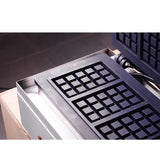 Factory Wholesale Commercial Rectangle Baker 10pcs Nonstick Electric Belgian Waffle Maker Snack hine