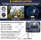 Military Nautical Binoculars 7X50 HD with Rangefinder Compass Telescope Nitrogen Waterproof Powerful Binoculars for Hunting