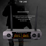 Microphone Wireless Uhf Professional System Uhf Mic Dynamic Karaoke Mic Frequency Party Stage Church Dual Handheld Microphones