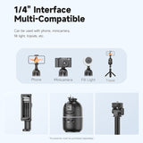 360 Auto Face Tracking Holder Smart Selfie Gimbal Stabilizer Cameraman Gesture Control QR Phone Clamp 1/4"for Vlog