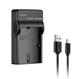 1 Piece USB Battery Charger Black ABS For NP-F550 F570 F770 F960 F970 FM50 F330 F930 Camera D04 20