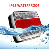 Car Submersible Trailer Lights Kit Boat Marker Universal Steering Tail Light Truck Waterproof brake light