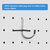 251PCS Pegboard Accessories Organizer Kit Tools 1/8 And 1/4 Inch For Hanging Storage