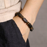 Retro Ethnic Style Handmade Texture Bracelet Literary Female