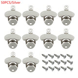 50PCS Retro Beer Opener Zinc Alloy Kitchen Wall Mounted Rustic Wine Bottle Opener Vintage Home Party Supplies For Kitchen