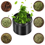 CRUSHER 40/50/63mm Dry Herb Grass Tobacco Grinder Zinc Alloy 4 Laye Manual Spice Herbal Grinders for Smoking Accessories