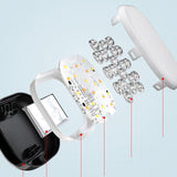 LED Video Light Mini Pocket Led Video Light W/ Holder Rechargeable Conference Fill Light Lamp for Live Broadcast Vlogging