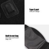 Electric Heating Belt Waist Massager Portable Convenient Operation Heating Belt Rechargeable for Home