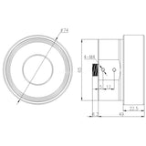 120GHz Millimeter Wave Module Sensor Terahertz FMCW Ranging Radar Lens Antenna Laser
