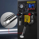 Fully Automatic Frother Commercial Steam Water Boier Milhake Foam hine Dual Display Milk Tea Shop Equipment