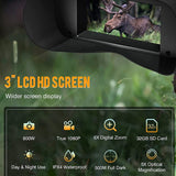 Night Vision Binoculars Device 1080P HD 850nm Infrared 5X Digital Zoom Telescope Goggles Outdoor Hunting Camping Full Dark 300m