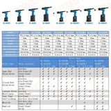 Pneumatic Industrial Self-Priming Core-Pulg Rivet Gun Stainless Steel Automatic Riveting Too.4 3.2 4.0 4.8 6.4mm